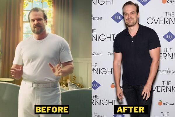 David Harbour Before and After