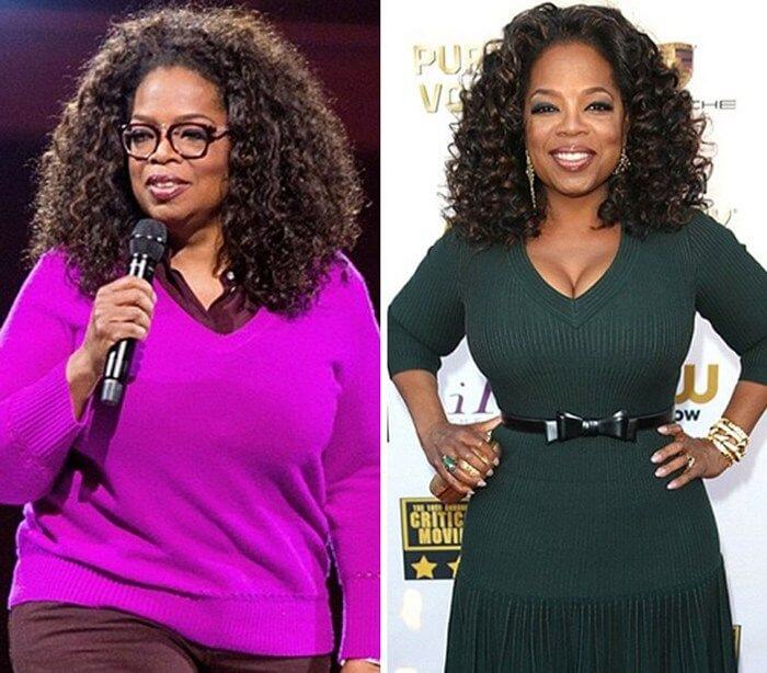 Oprah Winfrey Weight Loss Result