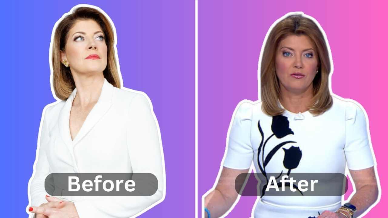 Norah O'Donnell's Before and After